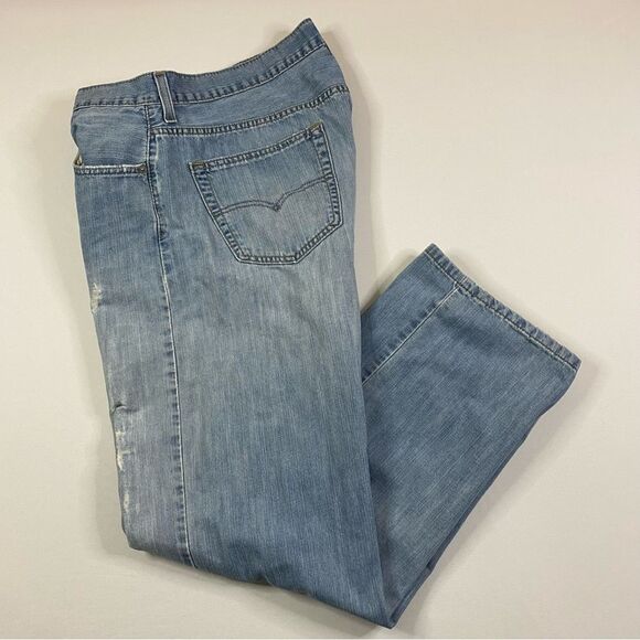 Levi's 569 Jeans Mens 36x29 Loose Straight Y2K Baggy 2000s Distressed Denim - Picture 2 of 12